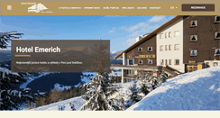 Desktop Screenshot of hotel-emerich.cz