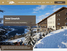 Tablet Screenshot of hotel-emerich.cz